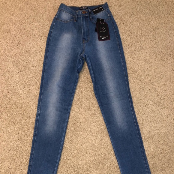 Fashion Nova Classic High Waist Skinny Jeans - NWT - Picture 3 of 6